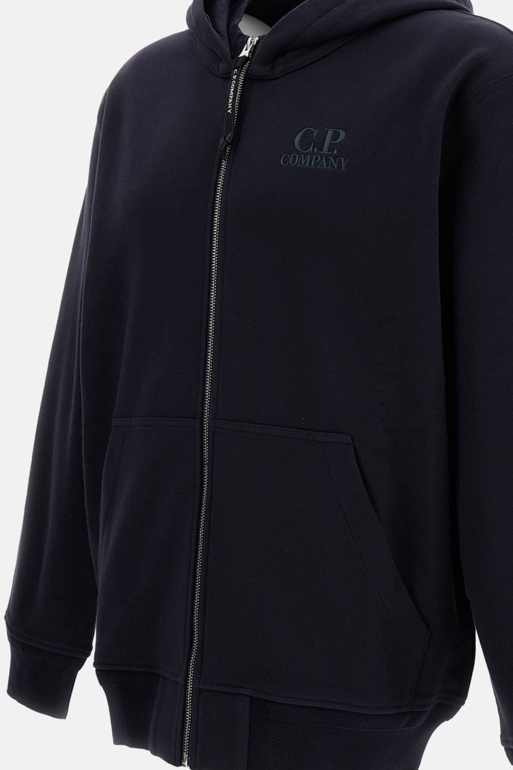 C.P. Company C.P. Company Men Diagonal Raised Fleece Zip Hooded Sweatshirt