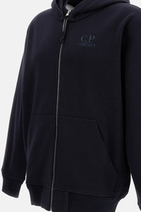 C.P. Company C.P. Company Men Diagonal Raised Fleece Zip Hooded Sweatshirt