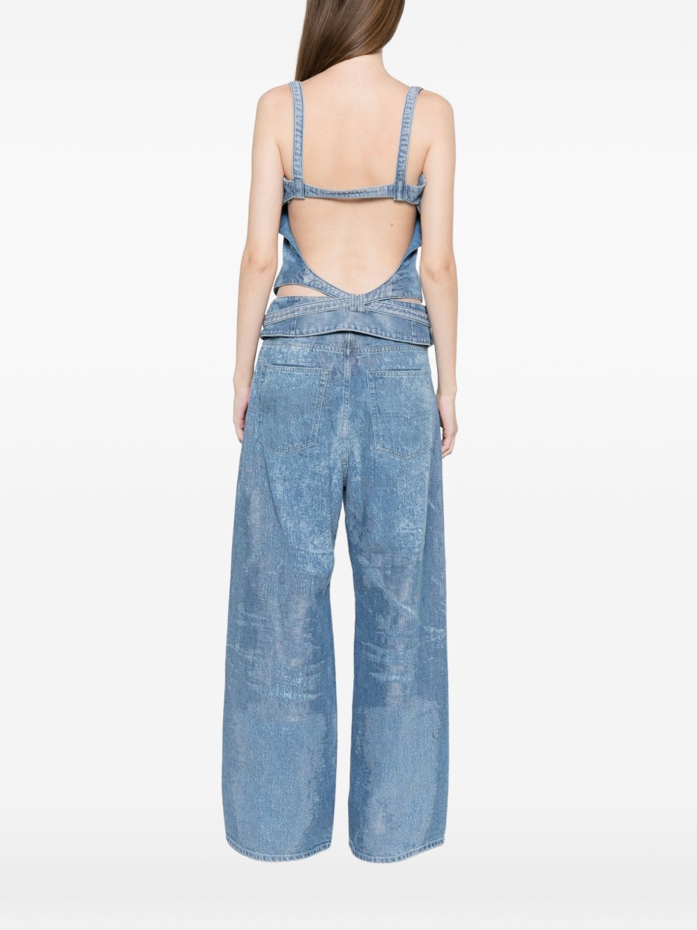 DIESEL Diesel Women Denim Tank Top