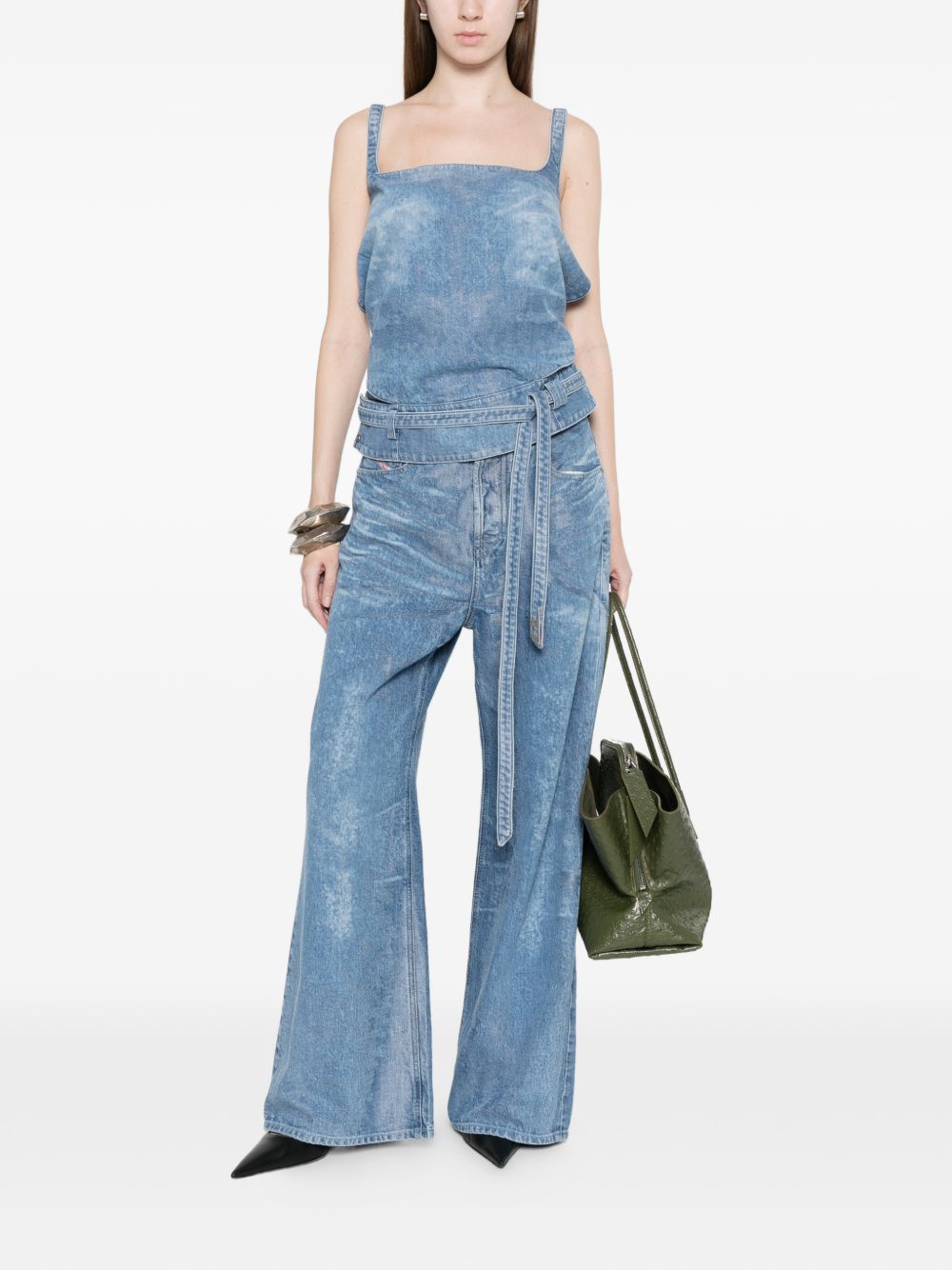 DIESEL Diesel Women Denim Tank Top