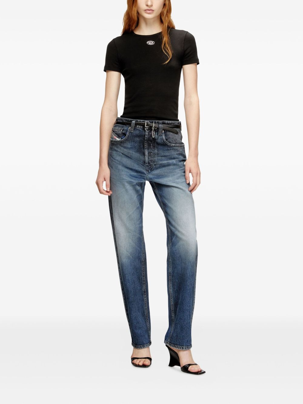 DIESEL Diesel Women Logo Cotton T-Shirt