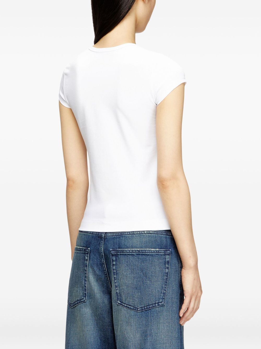 DIESEL Diesel Women Logo Cotton T-Shirt