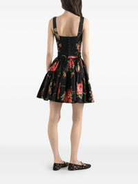 Dolce & Gabbana Dolce & Gabbana Women Rose Bouquet Print Bustier Top