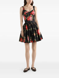 Dolce & Gabbana Dolce & Gabbana Women Rose Bouquet Print Bustier Top