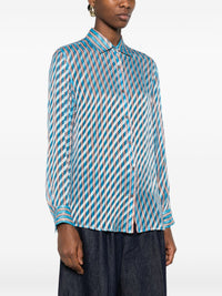 Dries Van Noten Women Clavelly Silk Blend Shirt