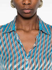 Dries Van Noten Women Clavelly Silk Blend Shirt