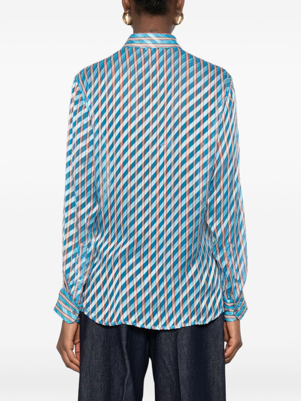 Dries Van Noten Women Clavelly Silk Blend Shirt