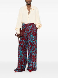 Dries Van Noten Women Pila Wide-Leg Trousers