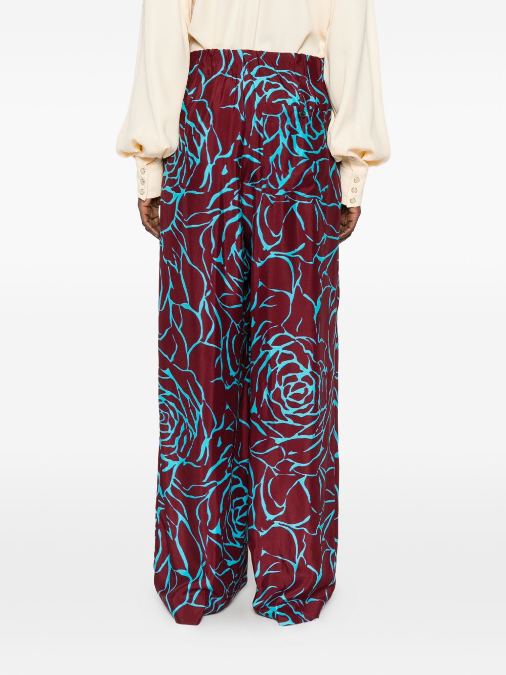 Dries Van Noten Women Pila Wide-Leg Trousers
