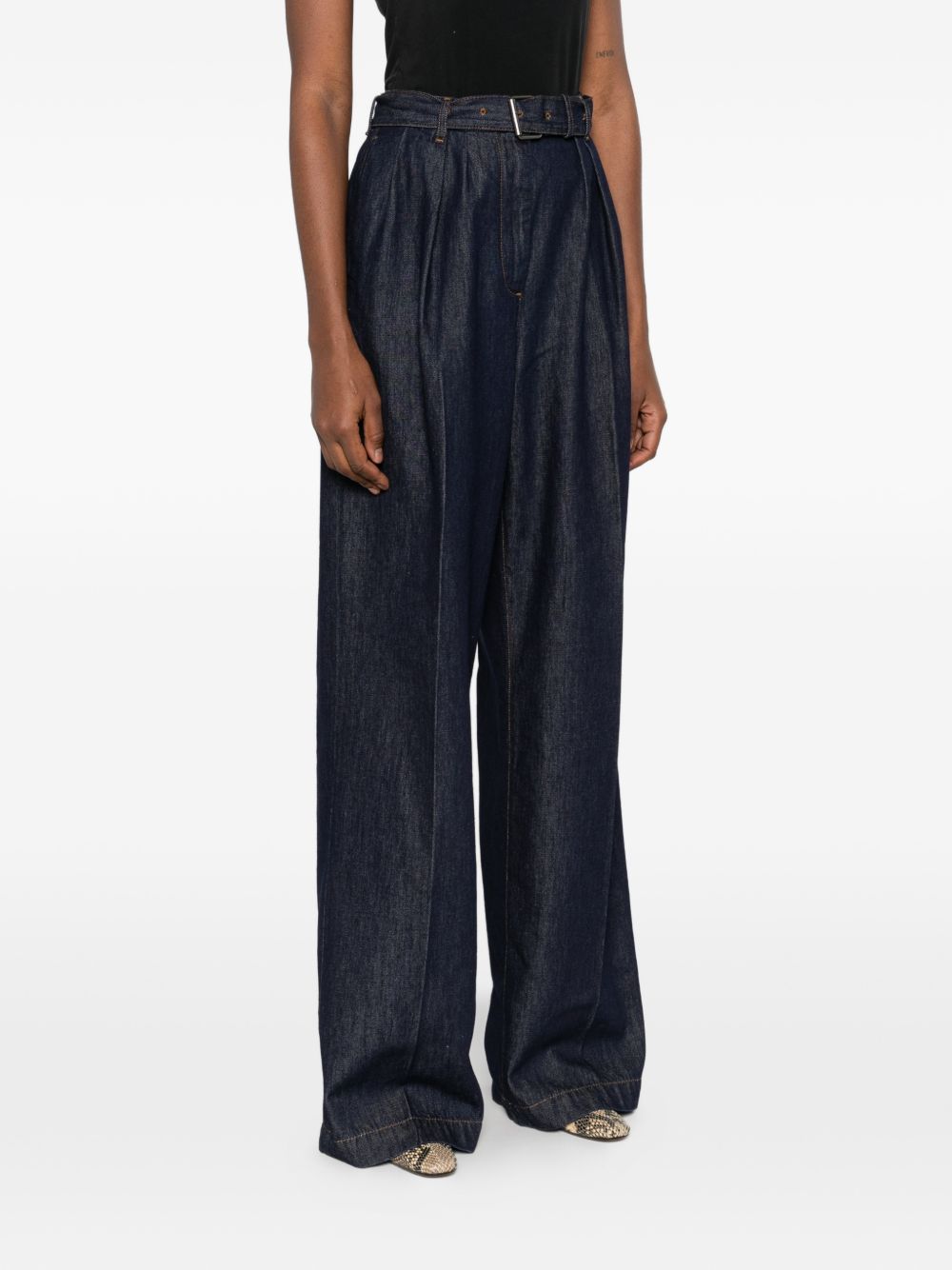Dries Van Noten Women Peaches Cotton Trousers