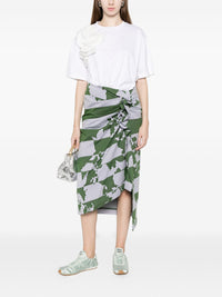 Dries Van Noten Women Hunam Cotton Skirt