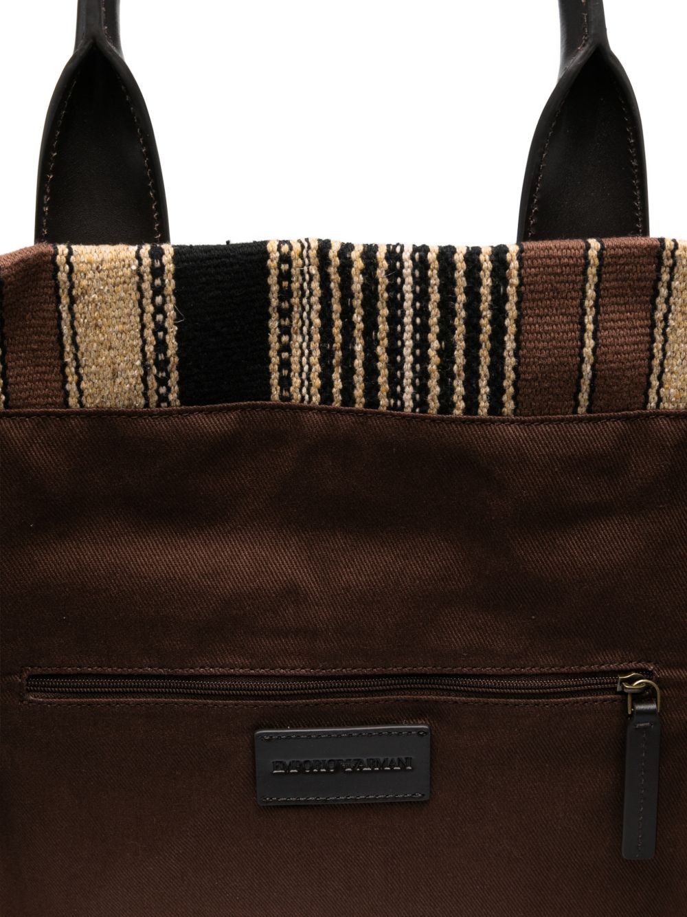 EMPORIO ARMANI Emporio Armani Men Striped Tote Bag