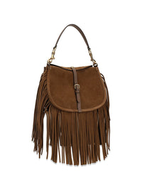 ETRO Etro Women Suede Leather Fringed Shoulder Bag