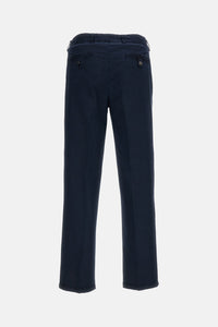 Fay Fay Men Regular Fit Herringbone Cotton Trousers