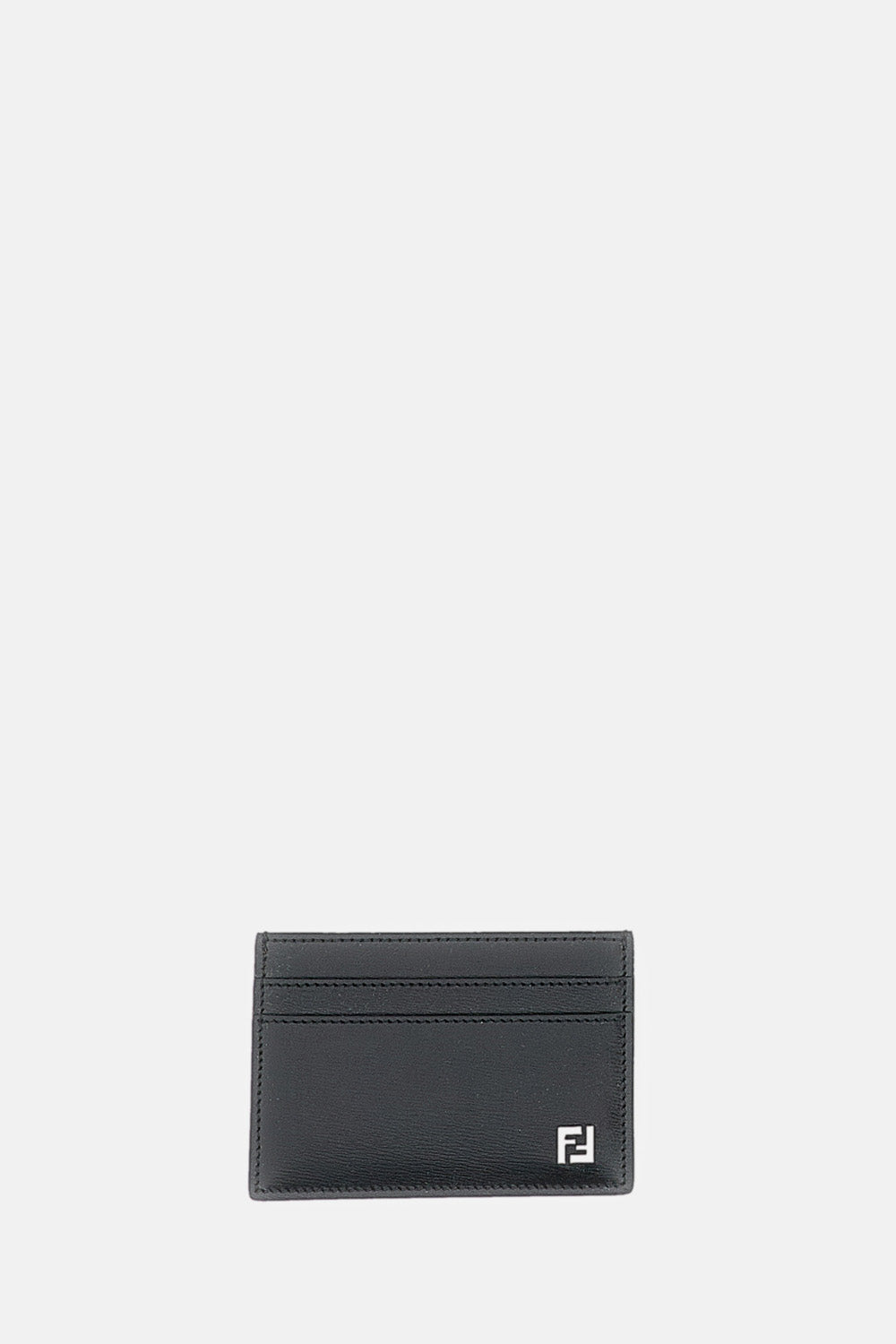 Fendi Men Ff Leather Card Holder