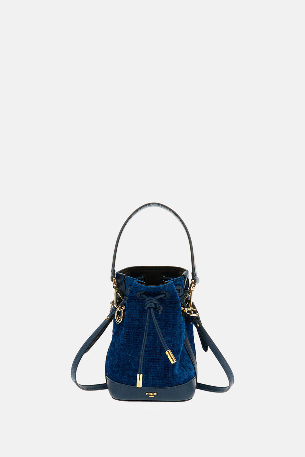 Fendi Women Mon Tresor Denim Mini Bag