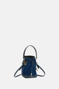 Fendi Women Mon Tresor Denim Mini Bag