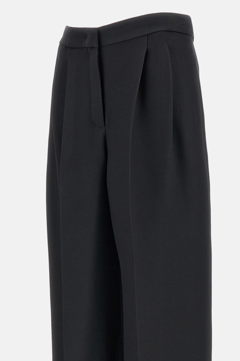 Fendi Women Wool Silk Trousers