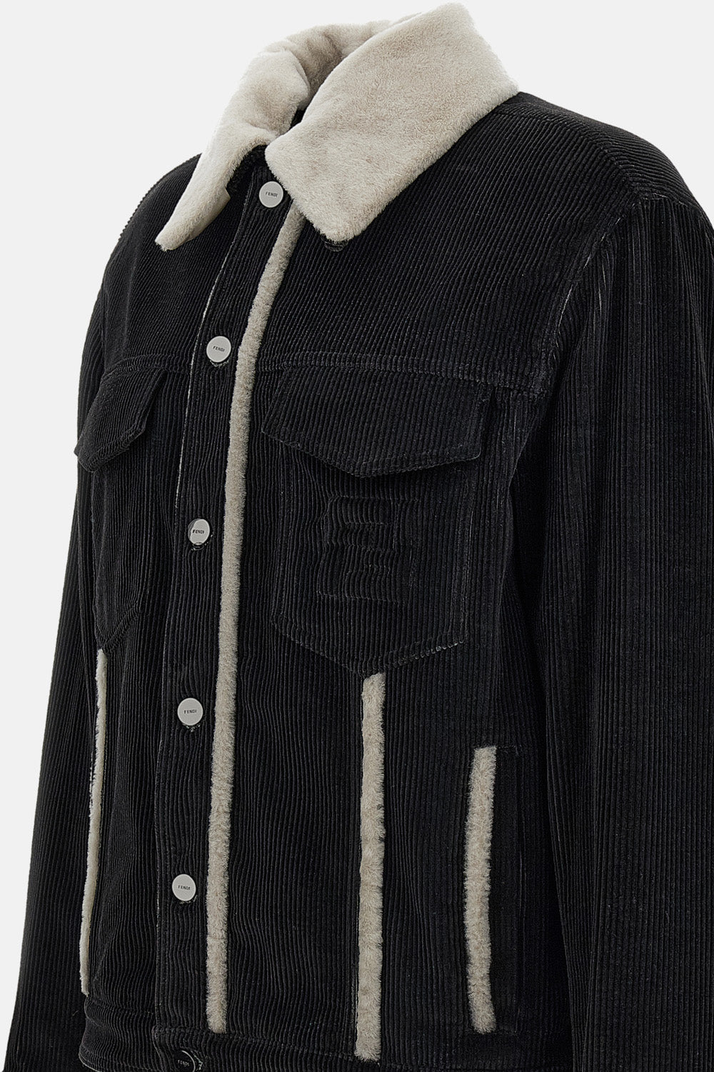 Fendi Men Corduroy Cotton Jacket