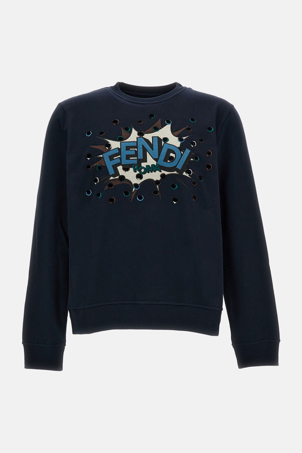 Fendi Men Embroidered Sweatshirt