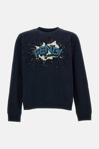 Fendi Men Embroidered Sweatshirt