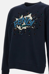 Fendi Men Embroidered Sweatshirt
