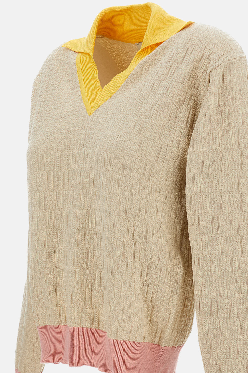 Fendi Women Color Block Ff T-Shirt