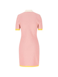 Fendi Women Cotton And Silk Blend Short Dress