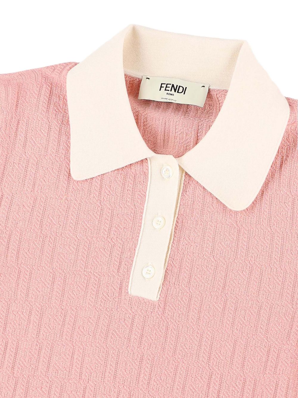 Fendi Women Cotton And Silk Blend Short Dress