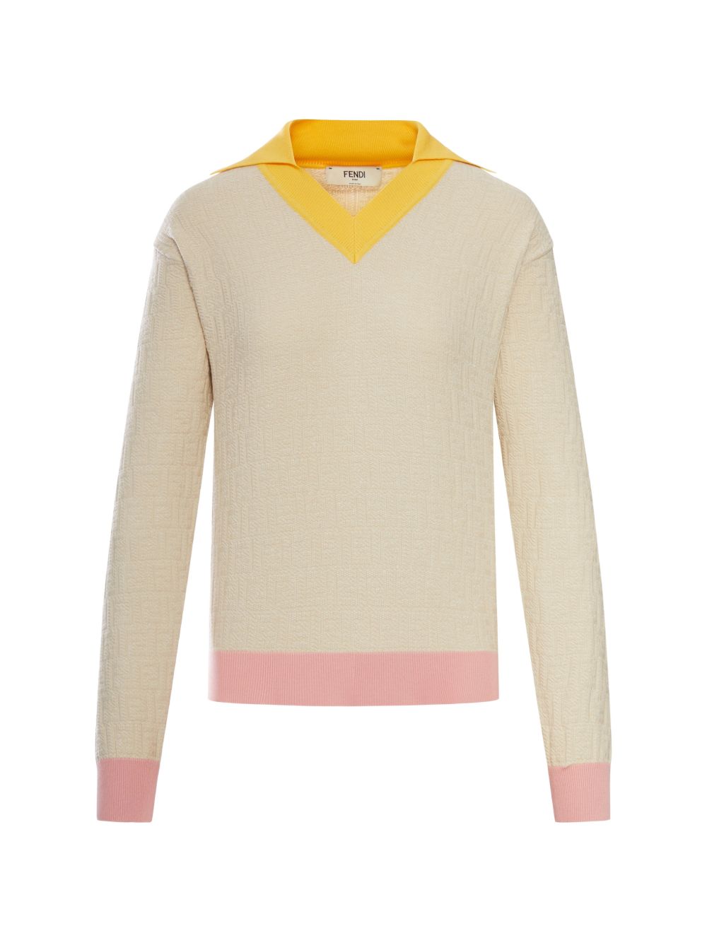 Fendi Women Cotton And Silk Blend Sweater