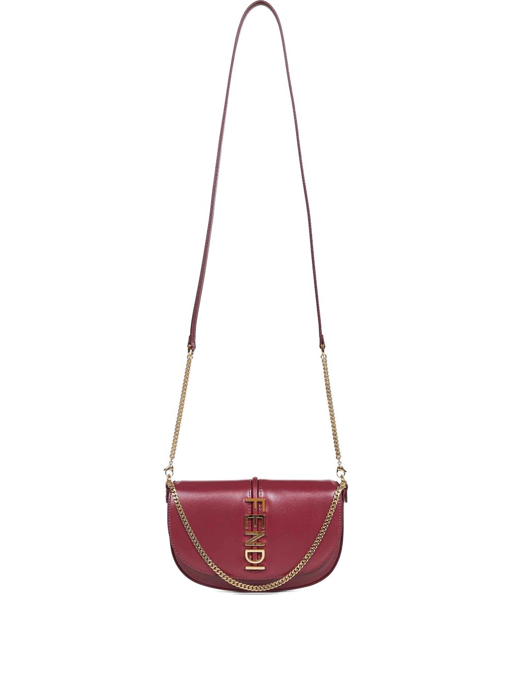 Fendi Women Fendigraphy Leather Mini Bag