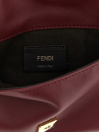 Fendi Women Mamma Baguette Leather Pouch