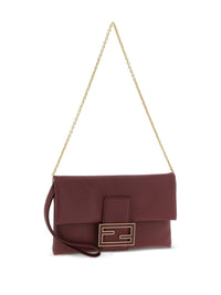 Fendi Women Mamma Baguette Leather Pouch