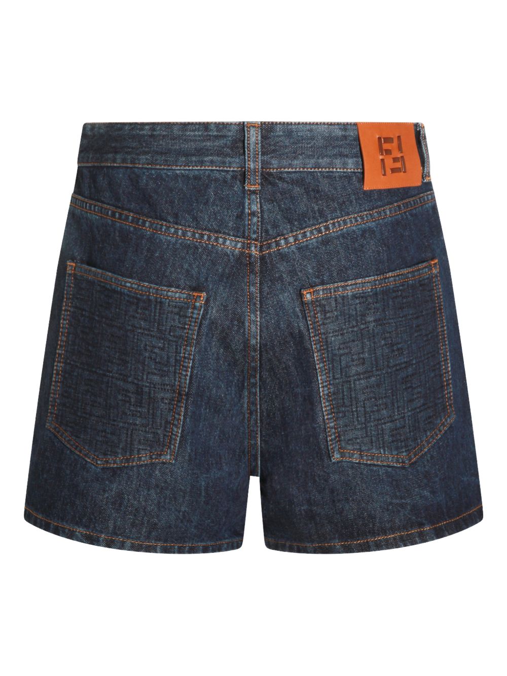 Fendi Women Denim Cotton Shorts