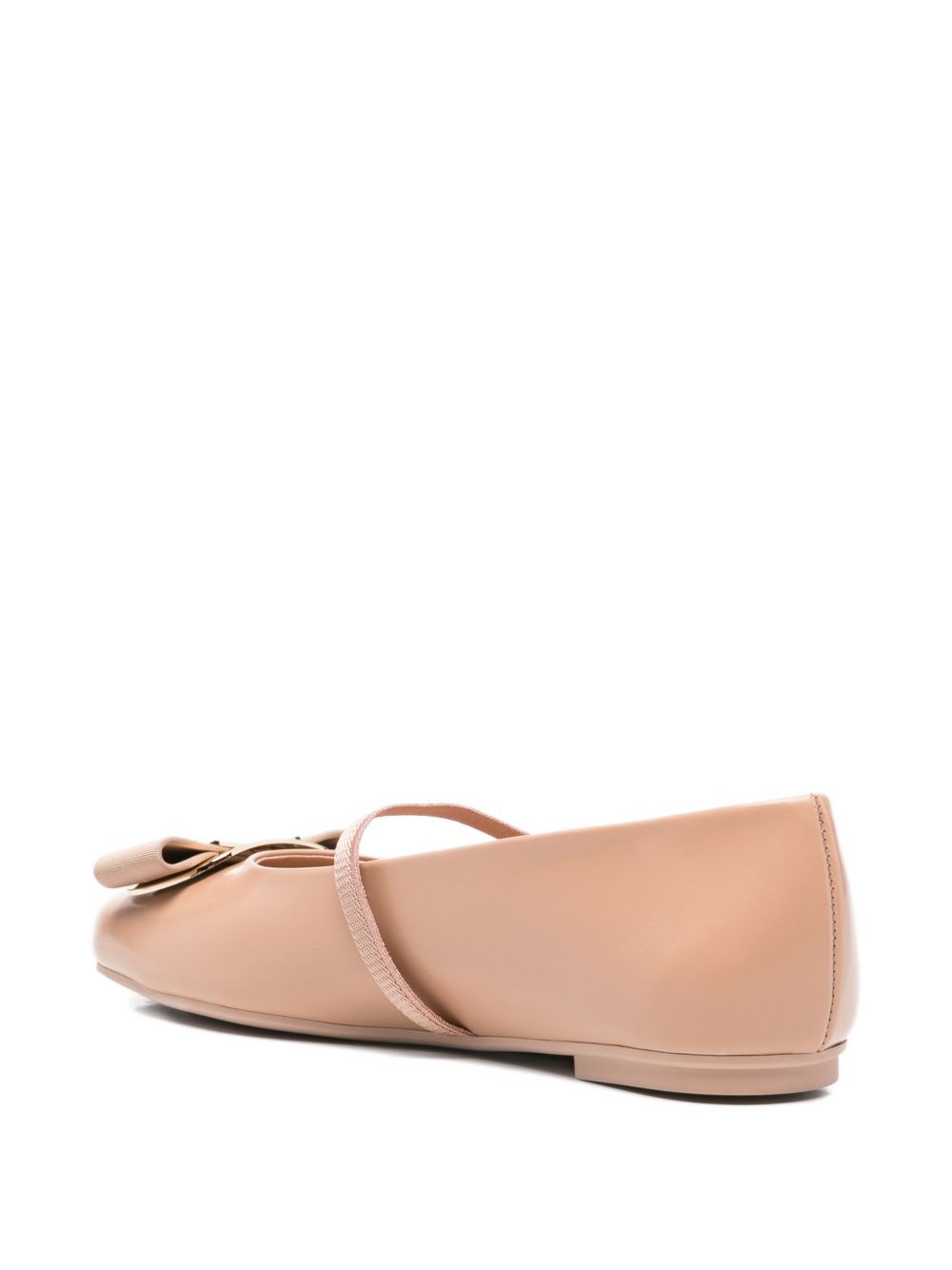 Ferragamo Women Vara Leather Ballets