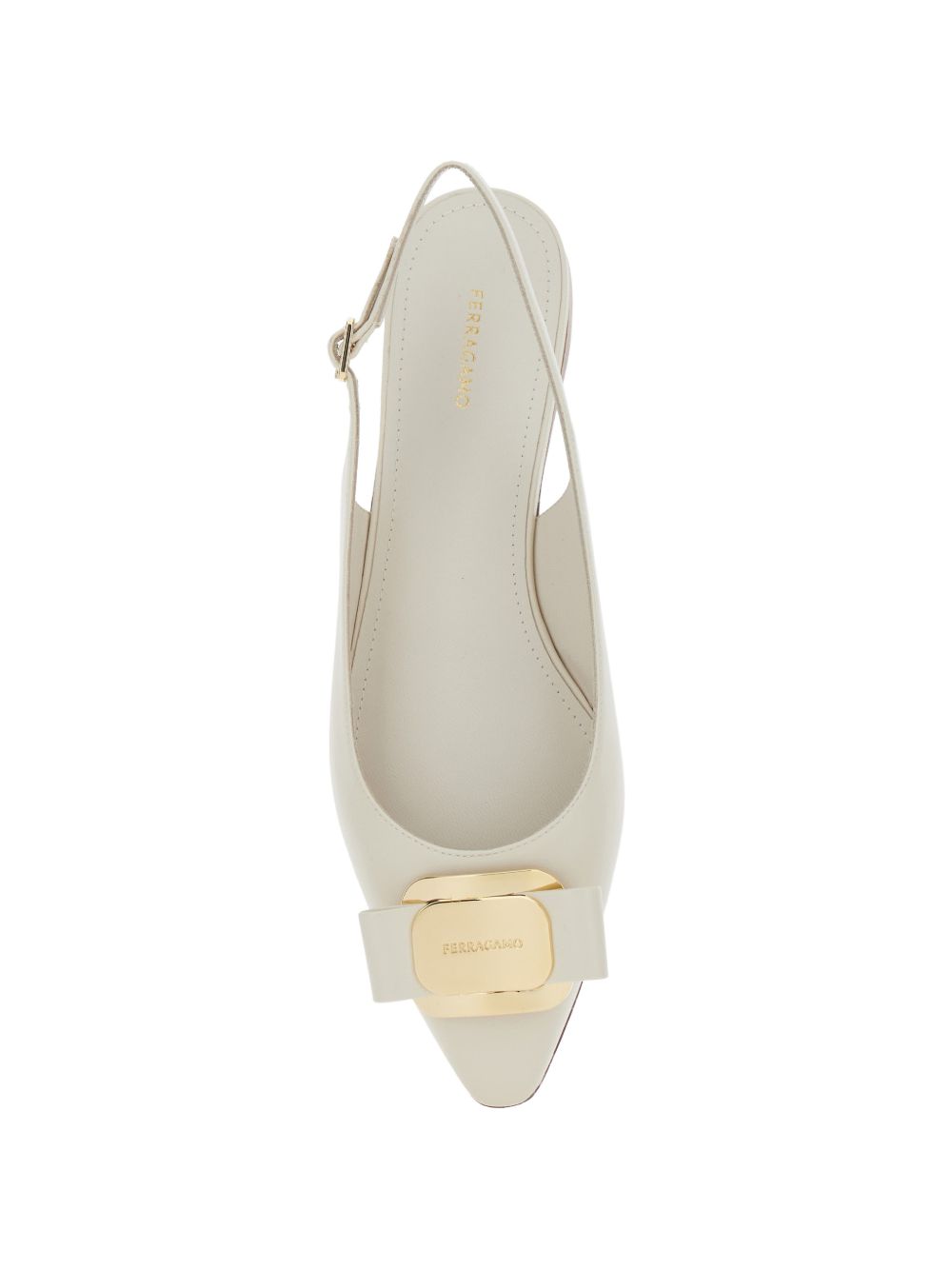 Ferragamo Women Leather Slingback Pumps