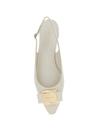 Ferragamo Women Leather Slingback Pumps