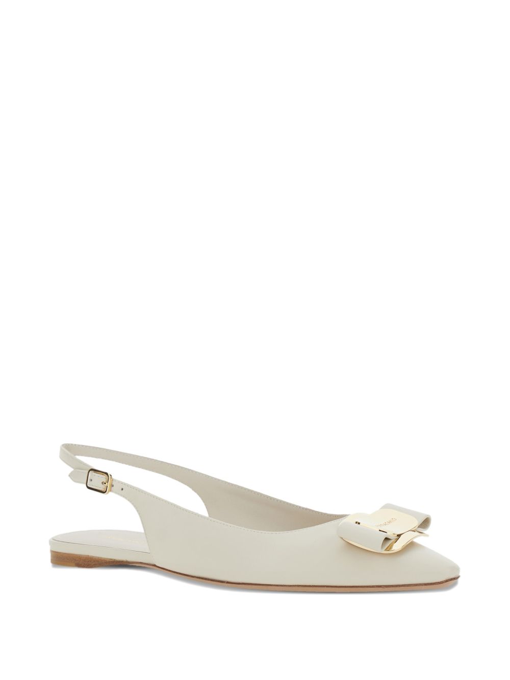 Ferragamo Women Leather Slingback Pumps