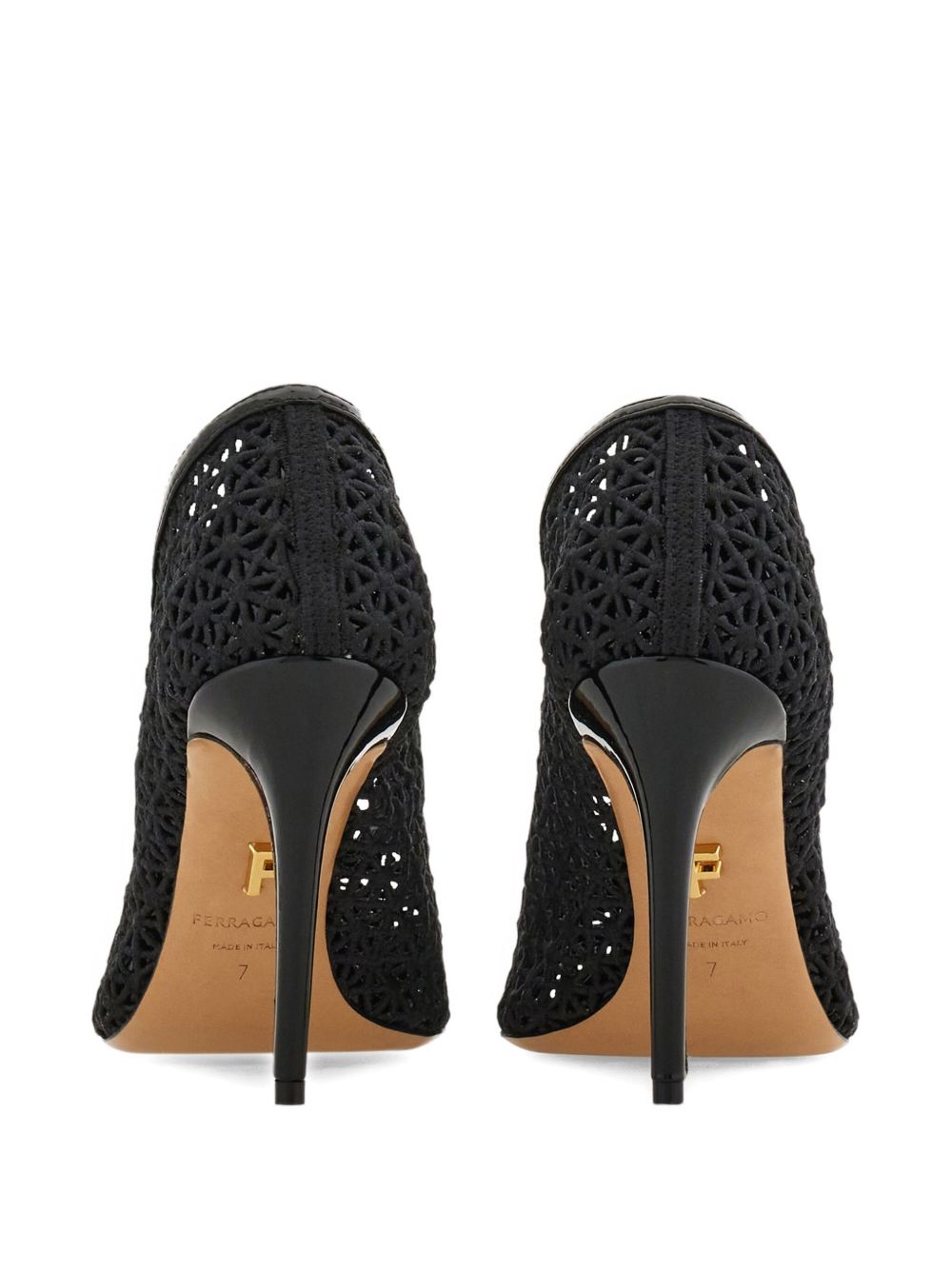 Ferragamo Women Macramé Pumps