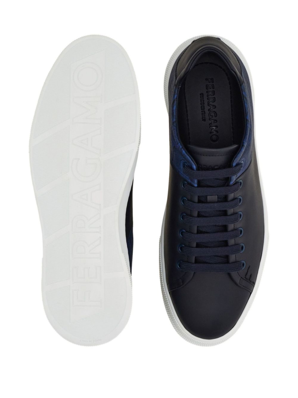FERRAGAMO Ferragamo Men Leather Sneakers