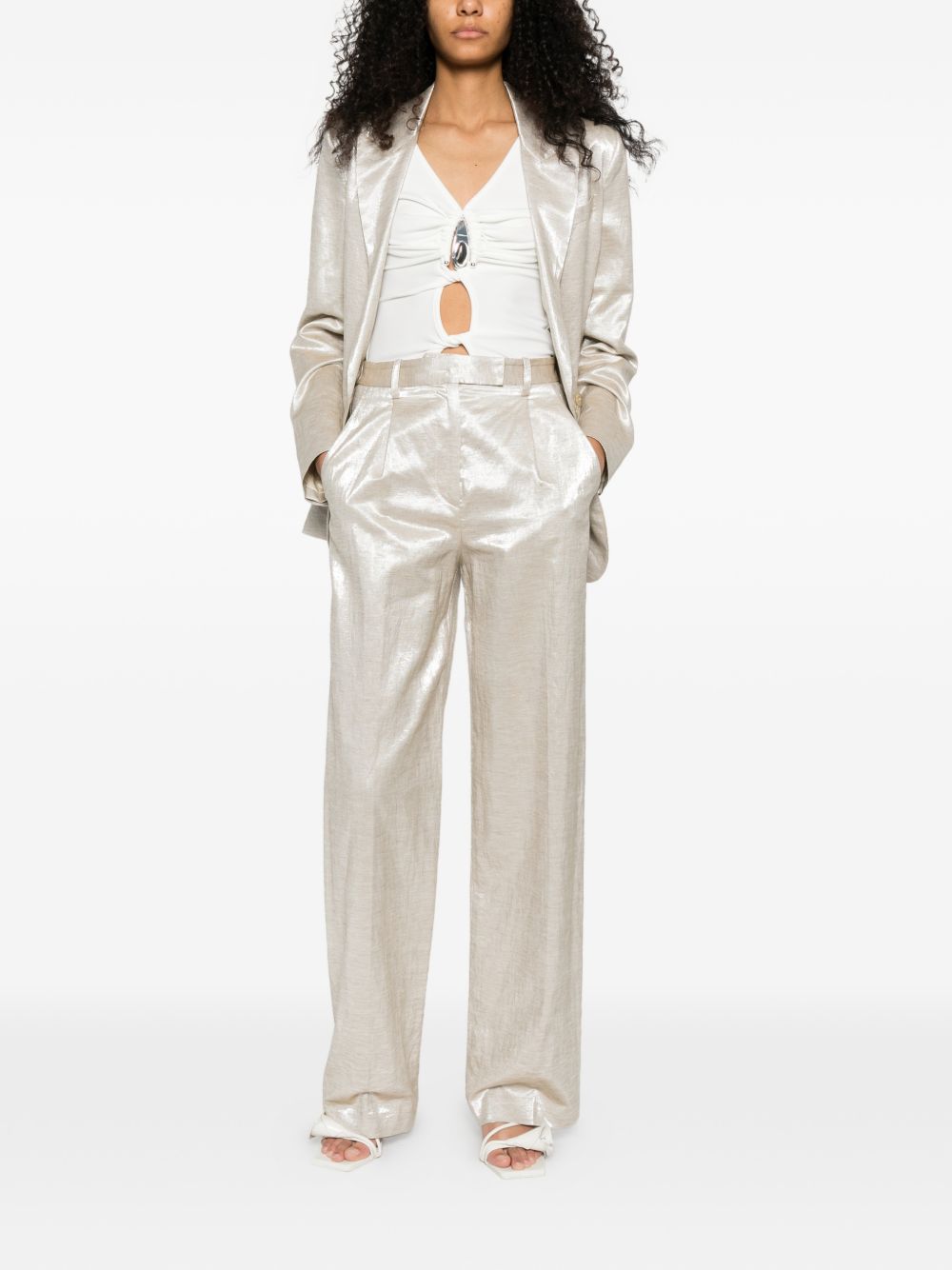 Forte Forte Women Linen Double-Breasted Jacket