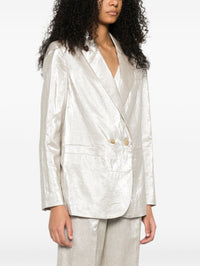 Forte Forte Women Linen Double-Breasted Jacket