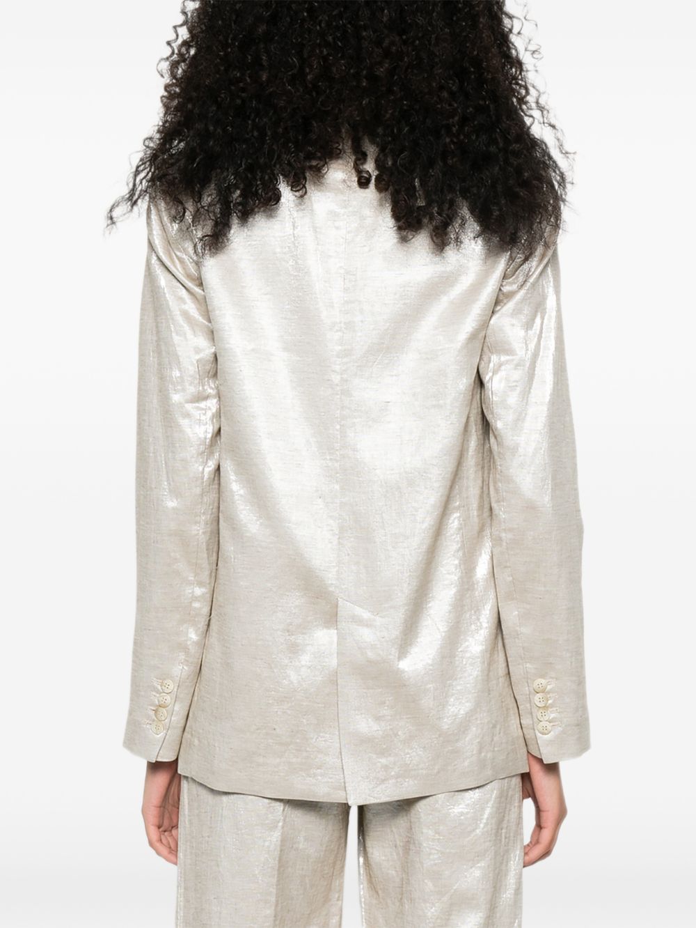 Forte Forte Women Linen Double-Breasted Jacket