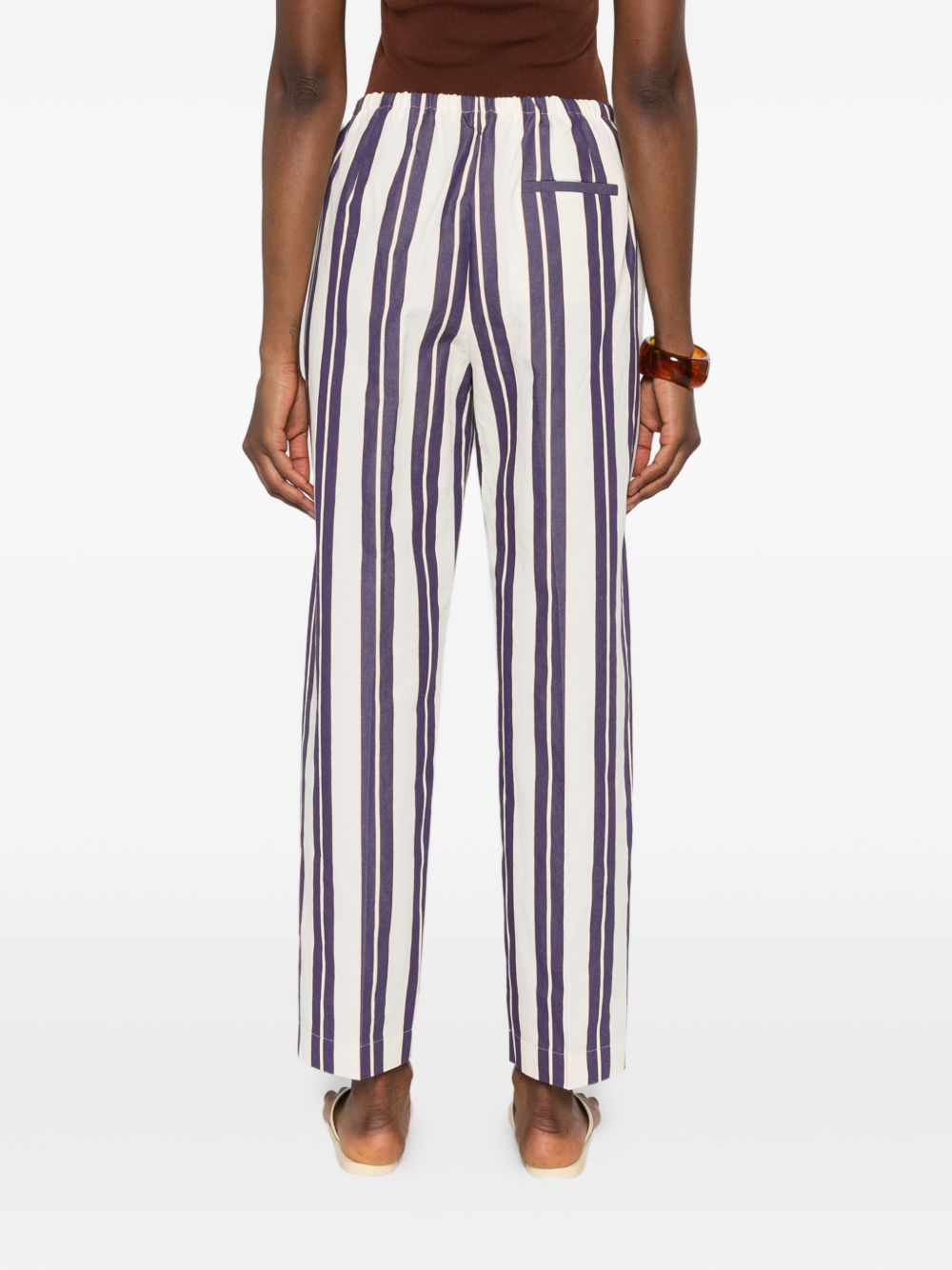 Forte Forte Women Striped Drawstring Trousers