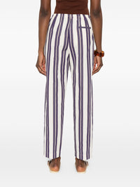 Forte Forte Women Striped Drawstring Trousers