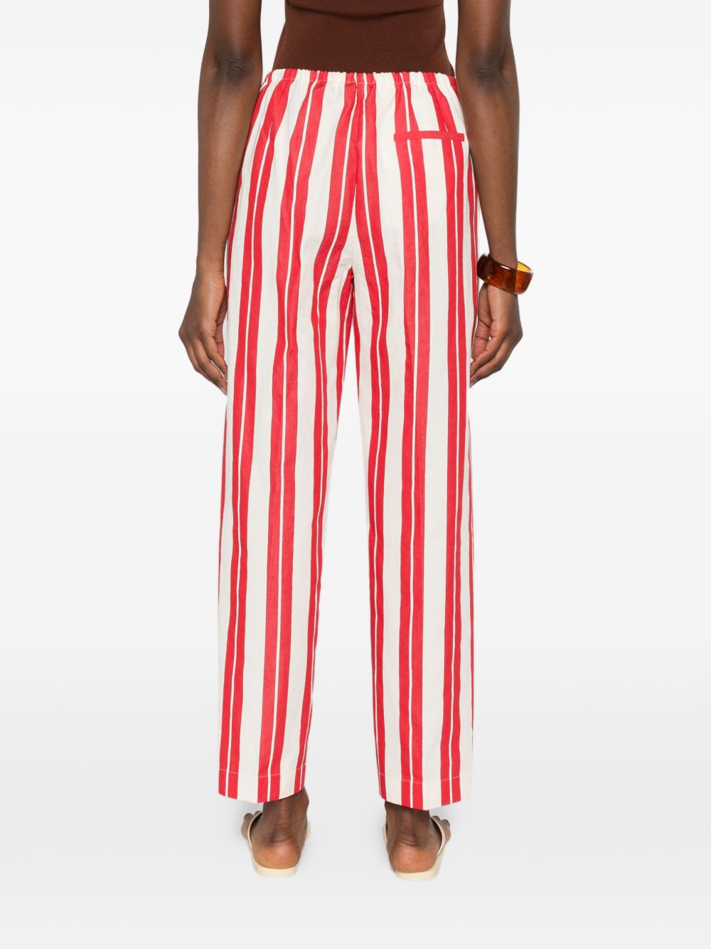 Forte Forte Women Striped Drawstring Trousers