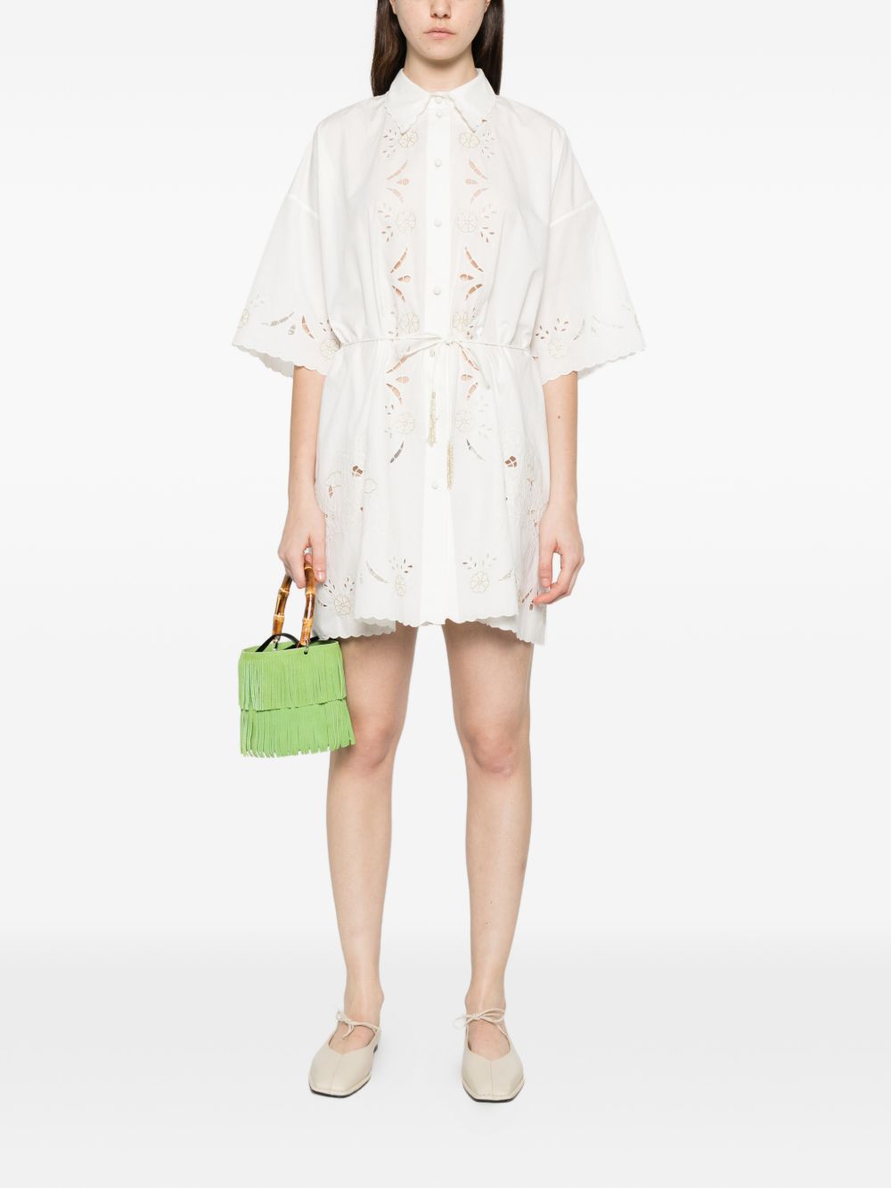 Forte Forte Women Embroidered Cotton Shirtdress
