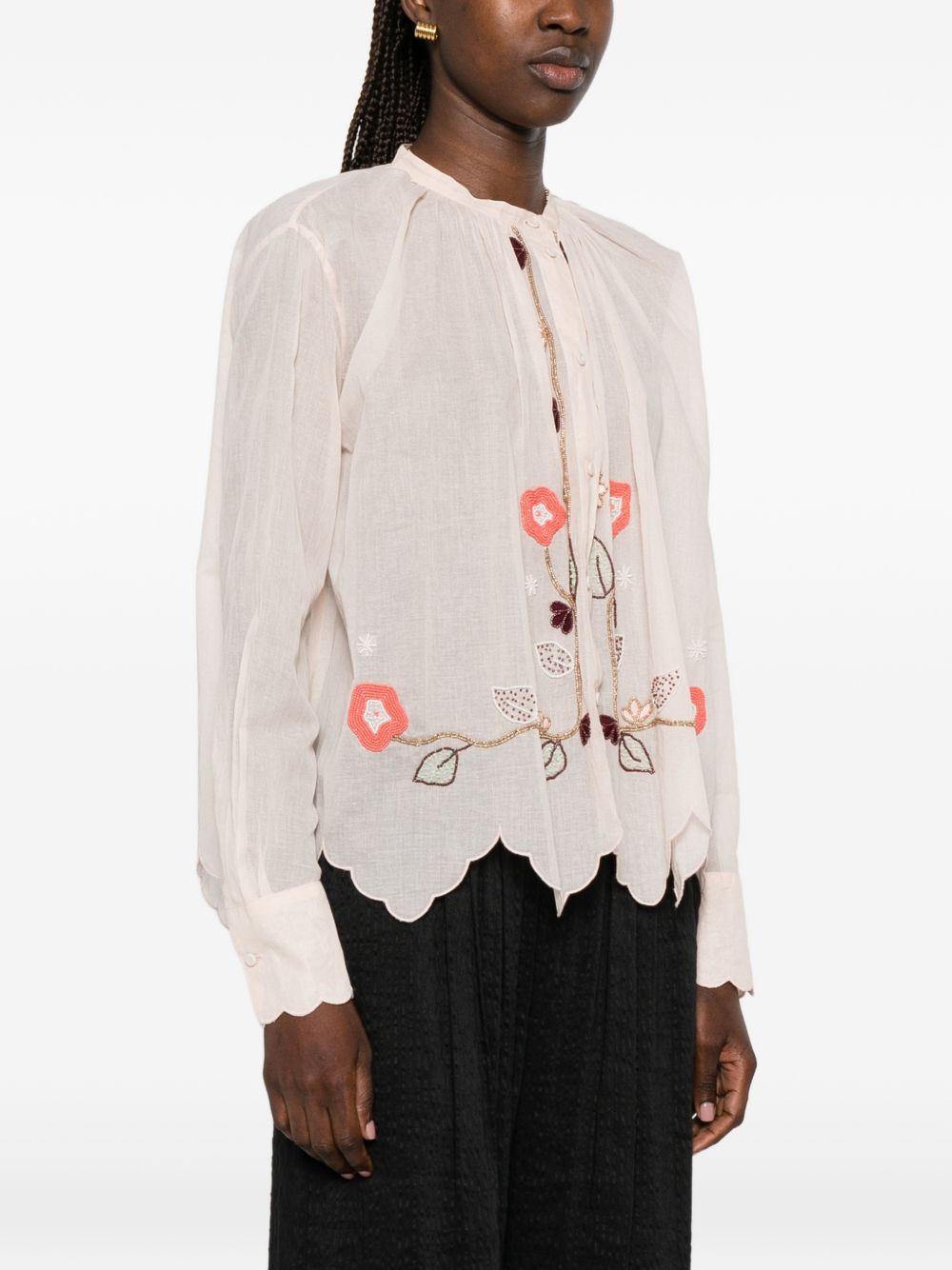 Forte Forte Women Embroidered Cotton Shirt