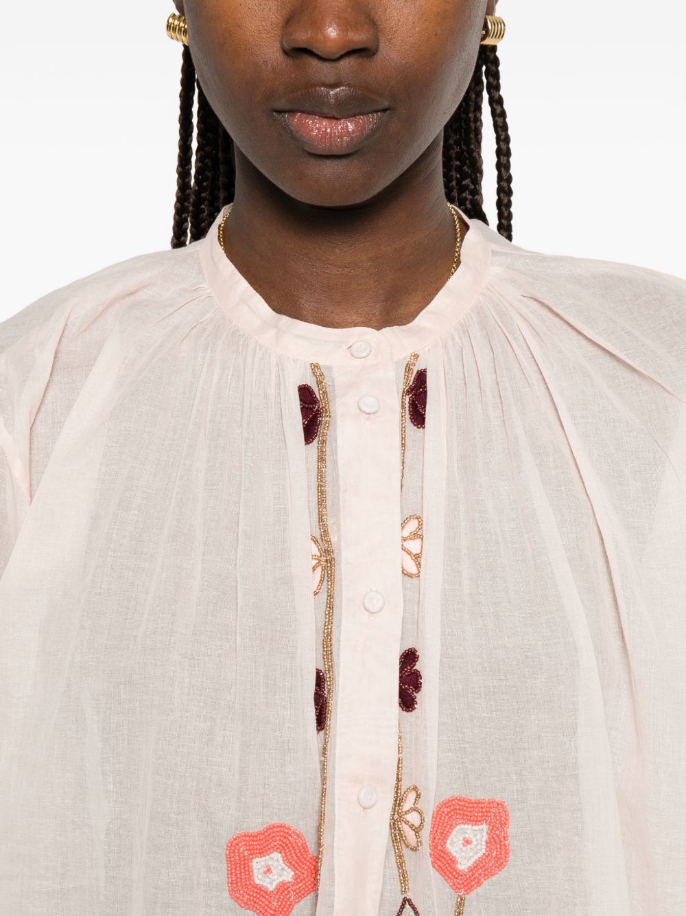 Forte Forte Women Embroidered Cotton Shirt