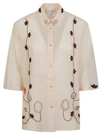 Forte Forte Women Embroidered Cotton Shirt